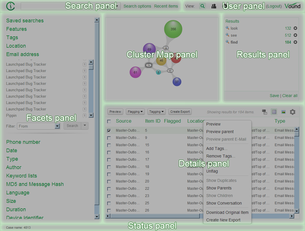 Intella Connect UI