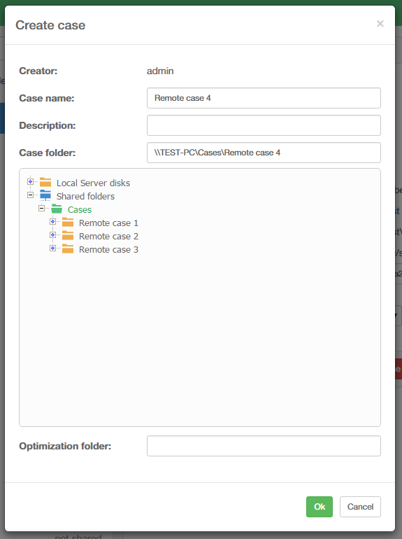Create Case