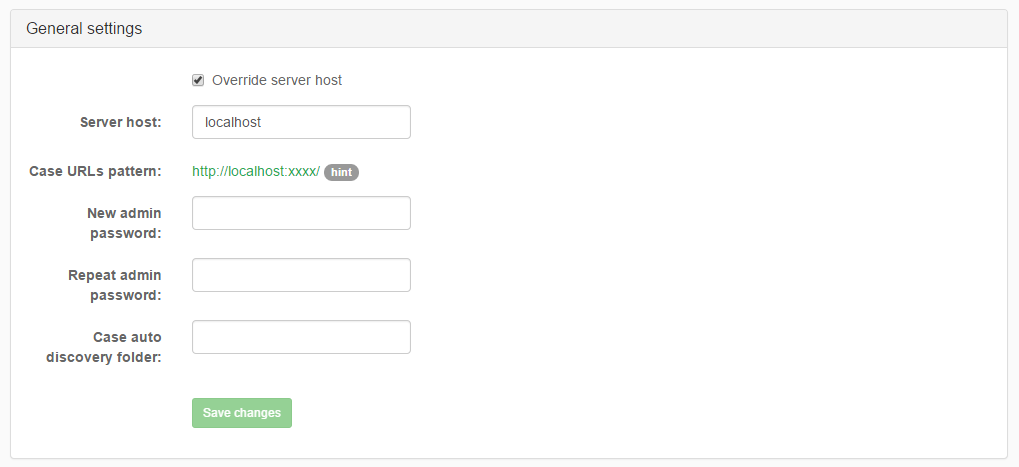 General Settings