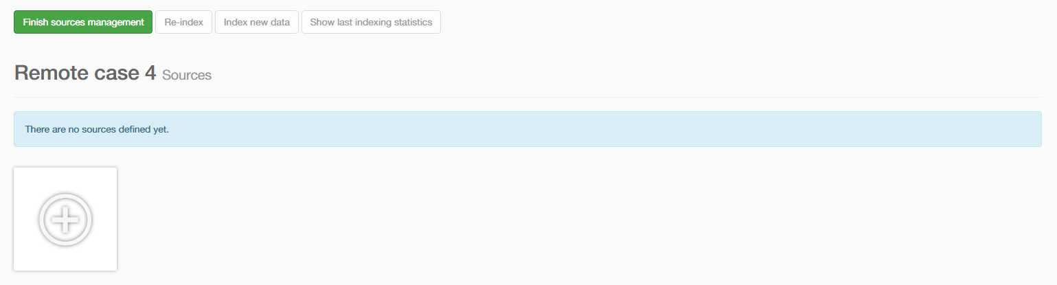 Manage Sources