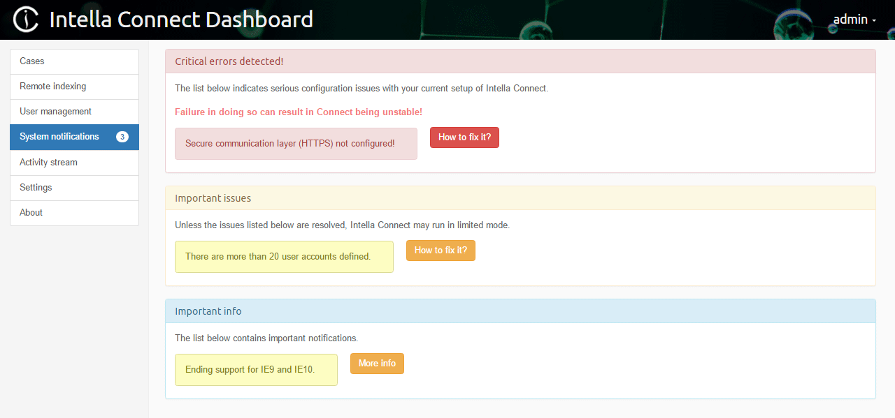 System Notifications