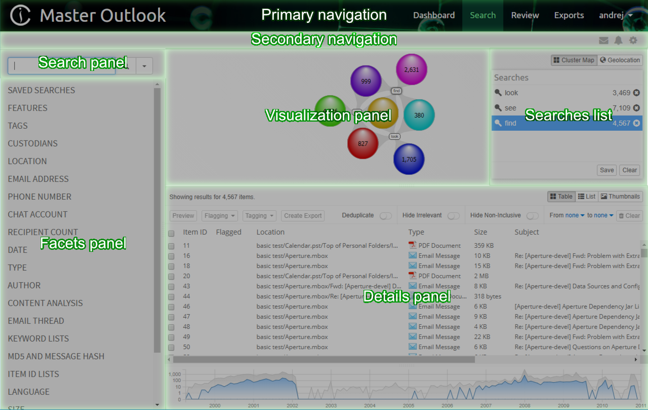 Intella Connect UI
