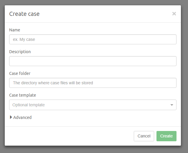 Create Case