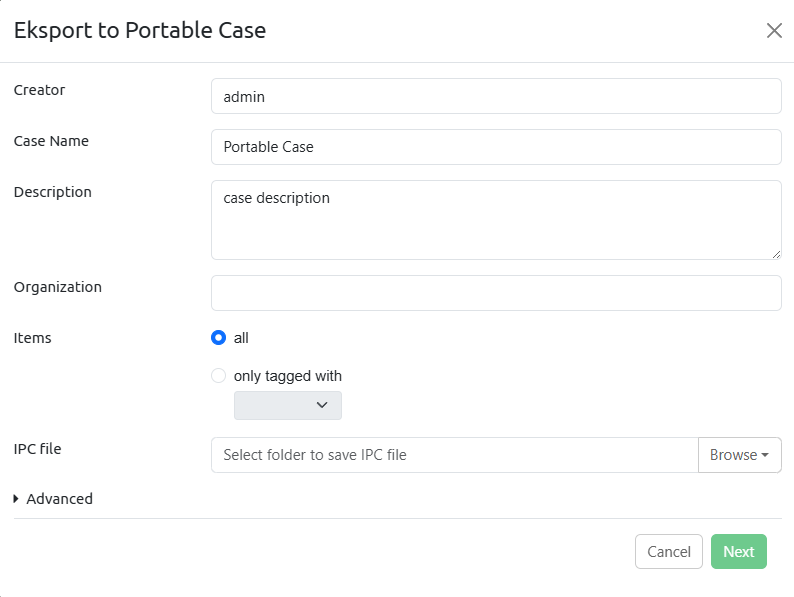 exporting portable case