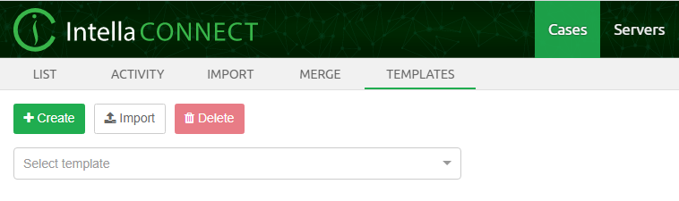 Case Templates Management