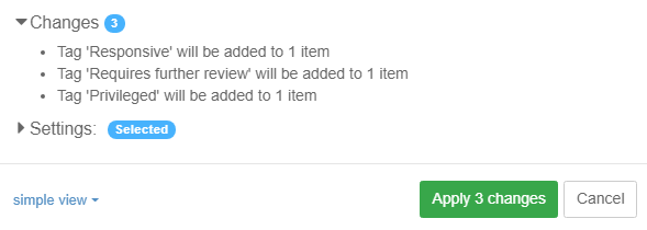 Seeing changes before applying