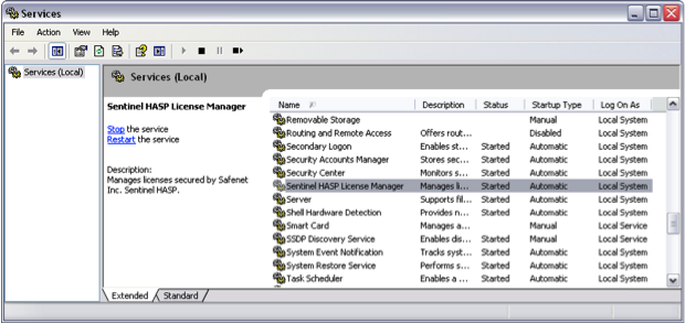 desktop hasp services
