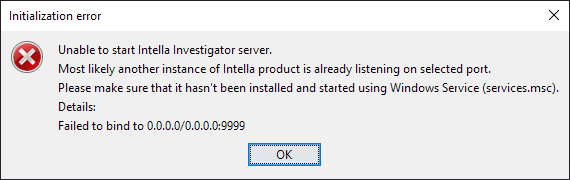 Initialization error