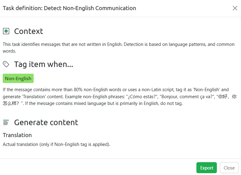 Intella Assist Task Execution