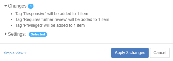 Seeing changes before applying