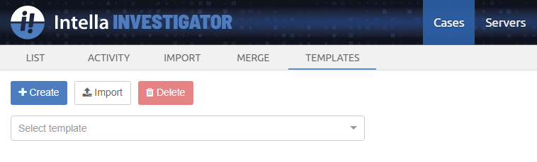 Case Templates Management